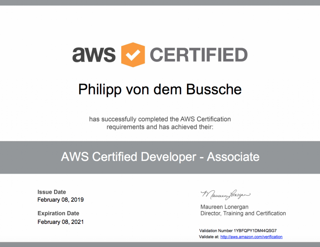 AWS Certified Developer Associate
