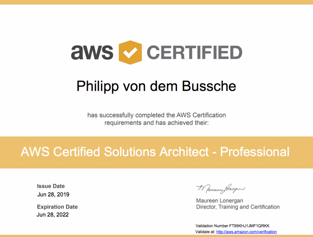 AWS Certified Solution Architect Professional