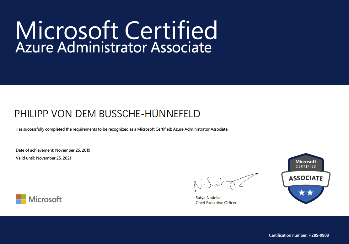 AZ-103 Azure Administrator Associate